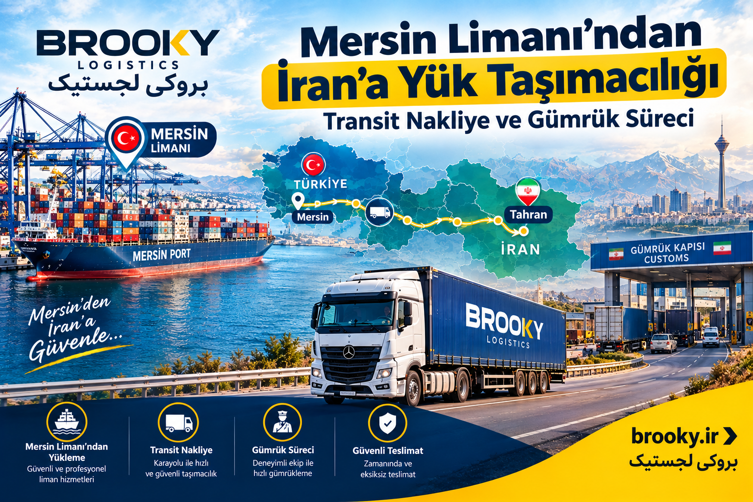 Mersin Limanı’ndan İran’a Yük Taşımacılığı | Transit Nakliye ve Gümrük Süreci