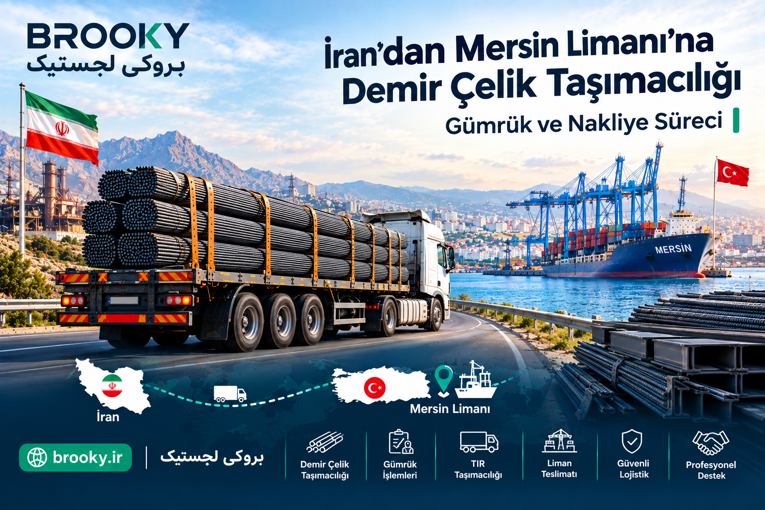 İran’dan Mersin Limanı’na Demir Çelik Taşımacılığı | Gümrük ve Nakliye Süreci