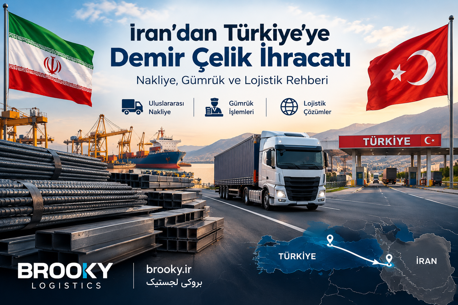 İran’dan Türkiye’ye Demir Çelik İhracatı | Nakliye, Gümrük ve Lojistik Rehberi