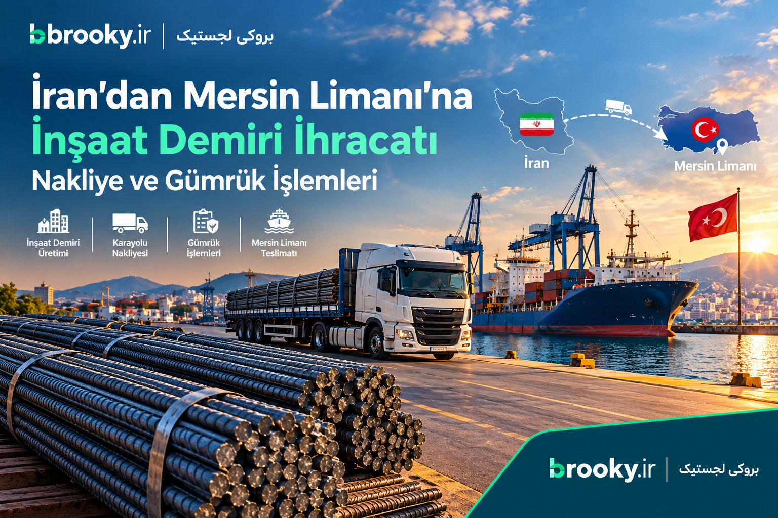 İran’dan Mersin Limanı’na İnşaat Demiri İhracatı | Nakliye ve Gümrük İşlemleri