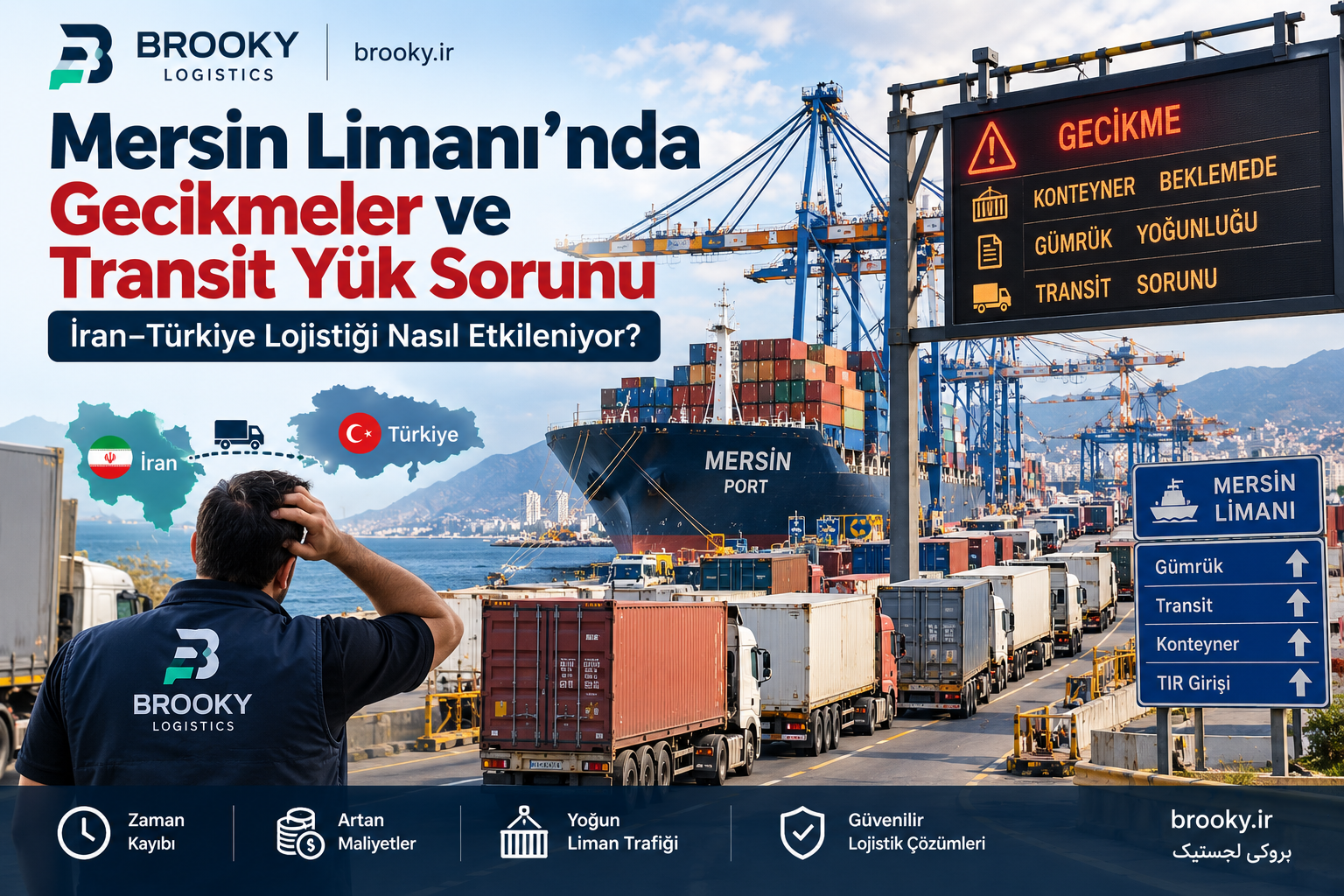 Mersin Limanı’nda Gecikmeler ve Transit Yük Sorunu | İran–Türkiye Lojistiği Nasıl Etkileniyor?